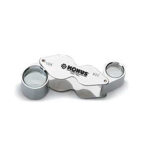 Cuentahilos Konus 3021 con doble lente 10x-20x